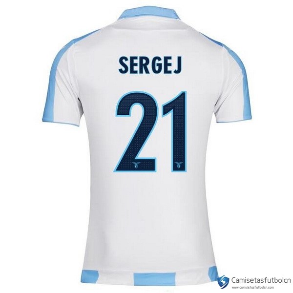 Camiseta Lazio Segunda equipo Sergej 2017-18